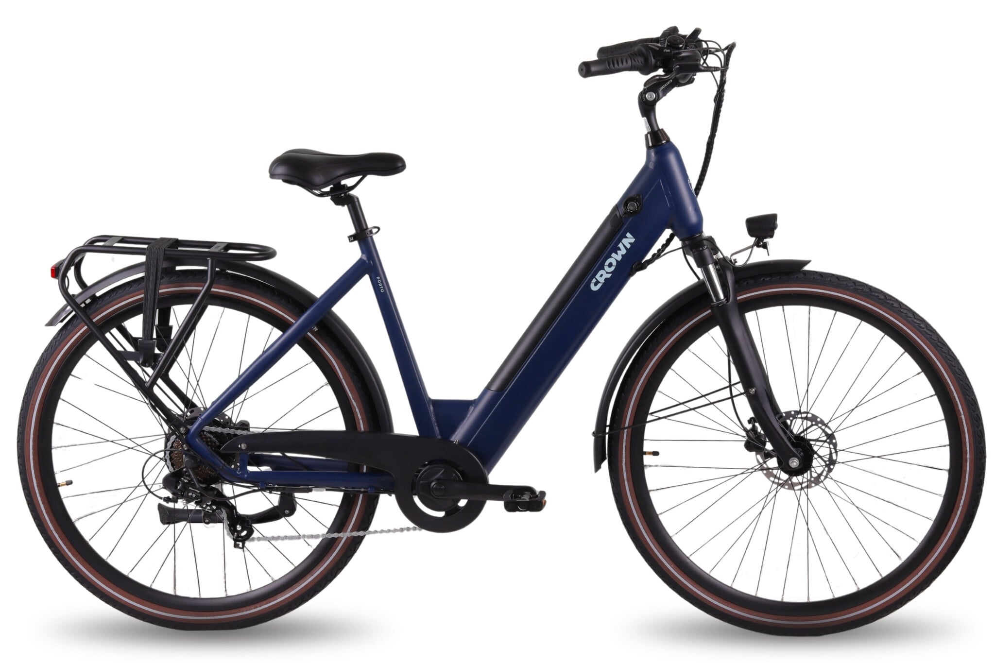Crown Porto Elektrische Damesfiets 28 inch 53cm 7v