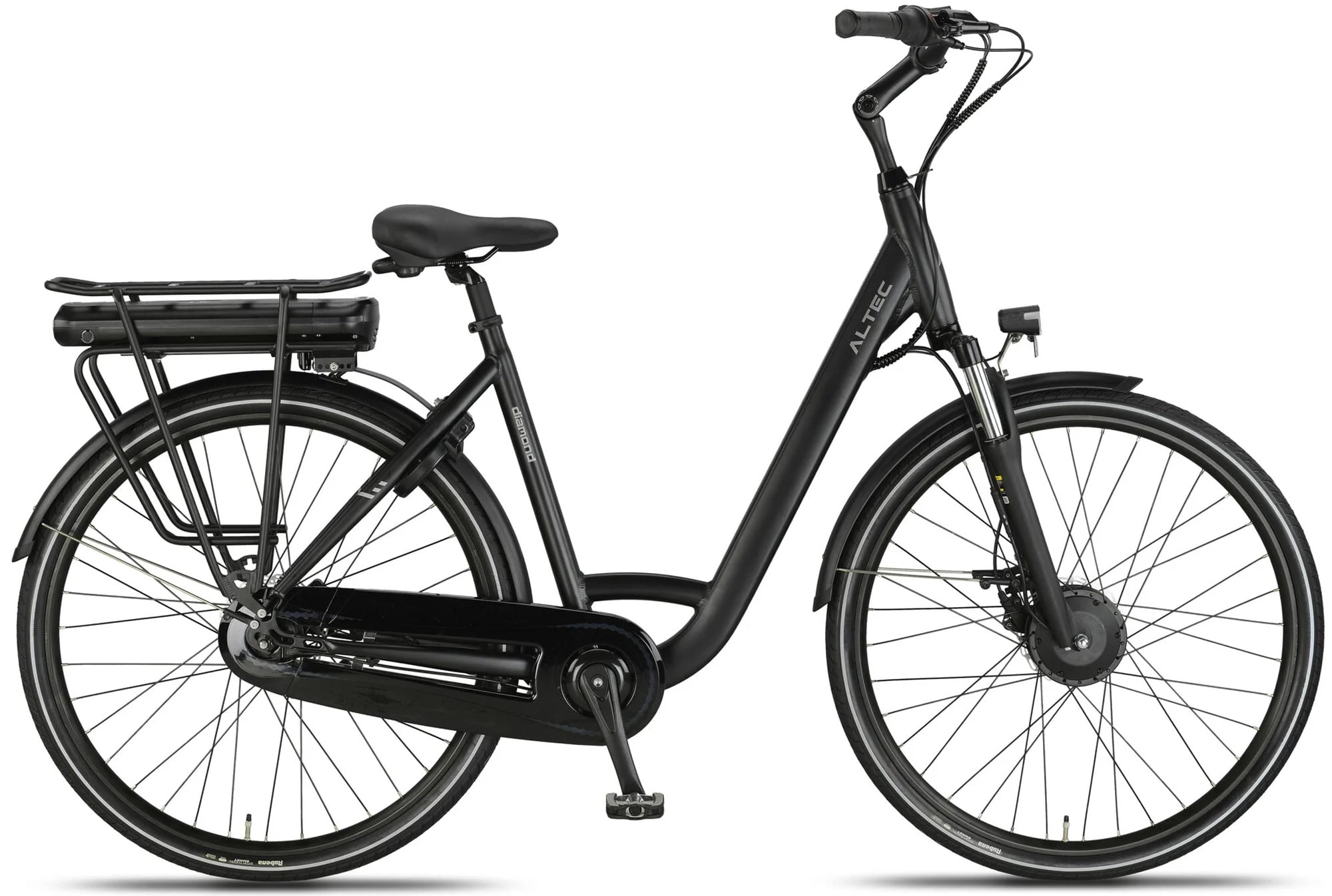 Altec Diamond Elektrische Damesfiets 28inch 53cm Hydraulische Schijfrem 7v