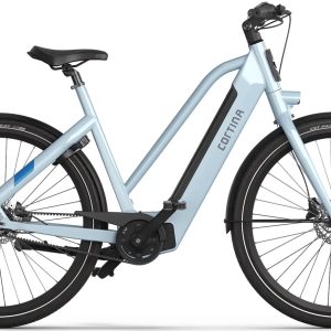 Cortina E-Blau Damesfiets 28 inch 50cm DB7 belt