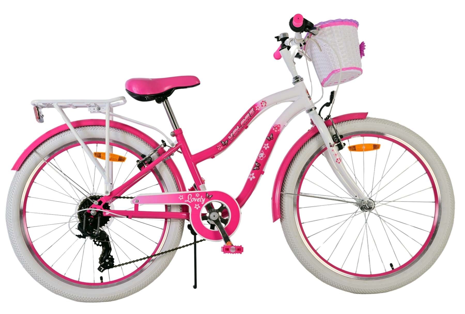 Volare Lovely Kinderfiets Meisjes 24 inch 7v